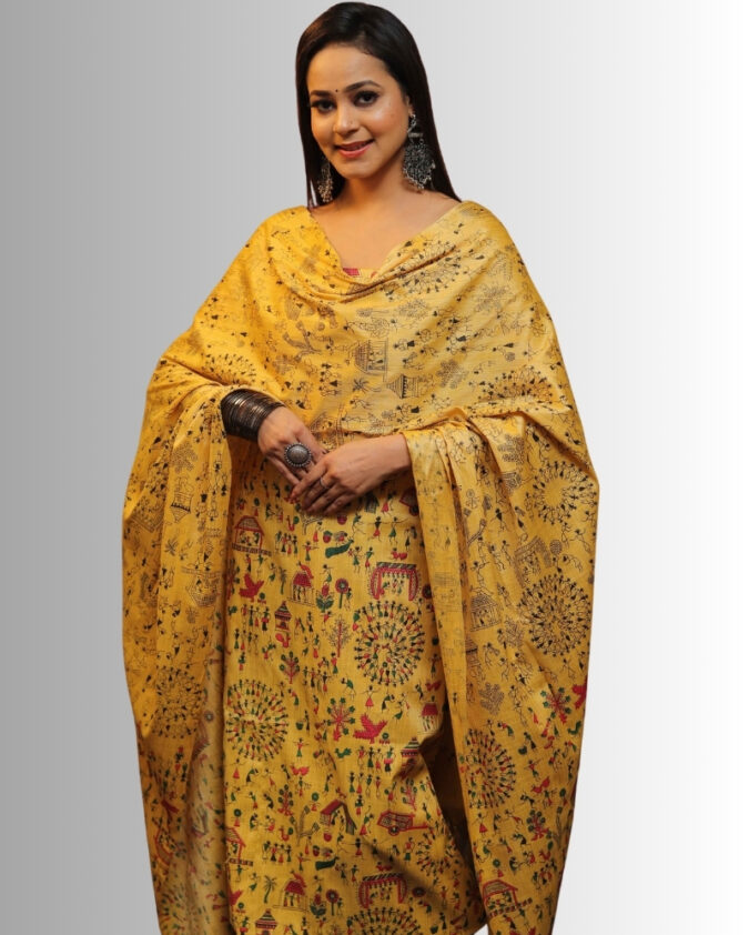 kadhi cotton dupatta with unique prints